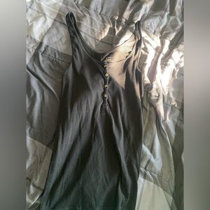 Black 3 button tank